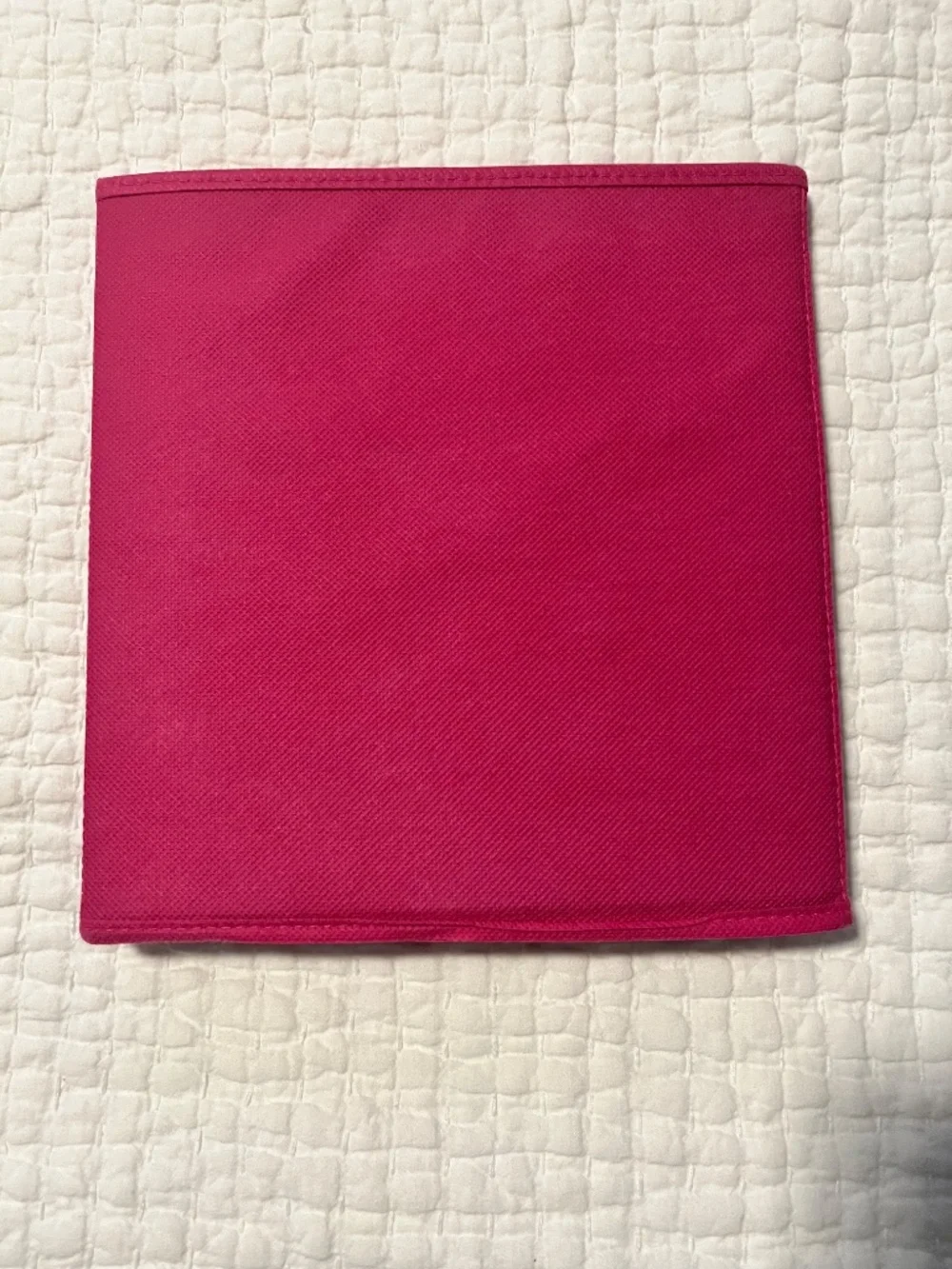 SET OF FOUR Pink Fabric Storage Box